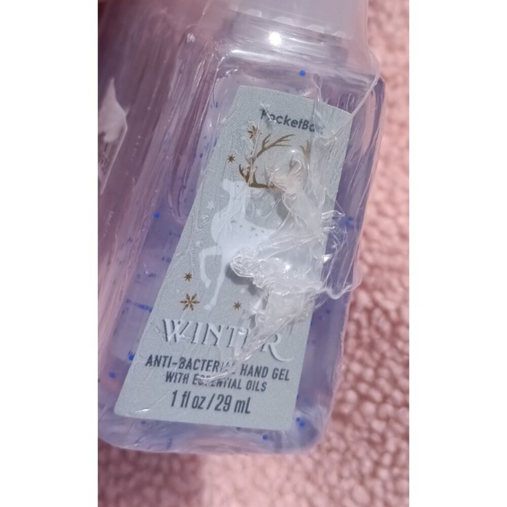 5 Bath & Body Works Winter PocketBac Hand Gel Sanitizer Lot Sealed Antibacterial